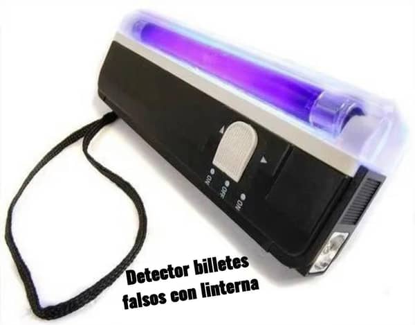 Detector Billetes falsos